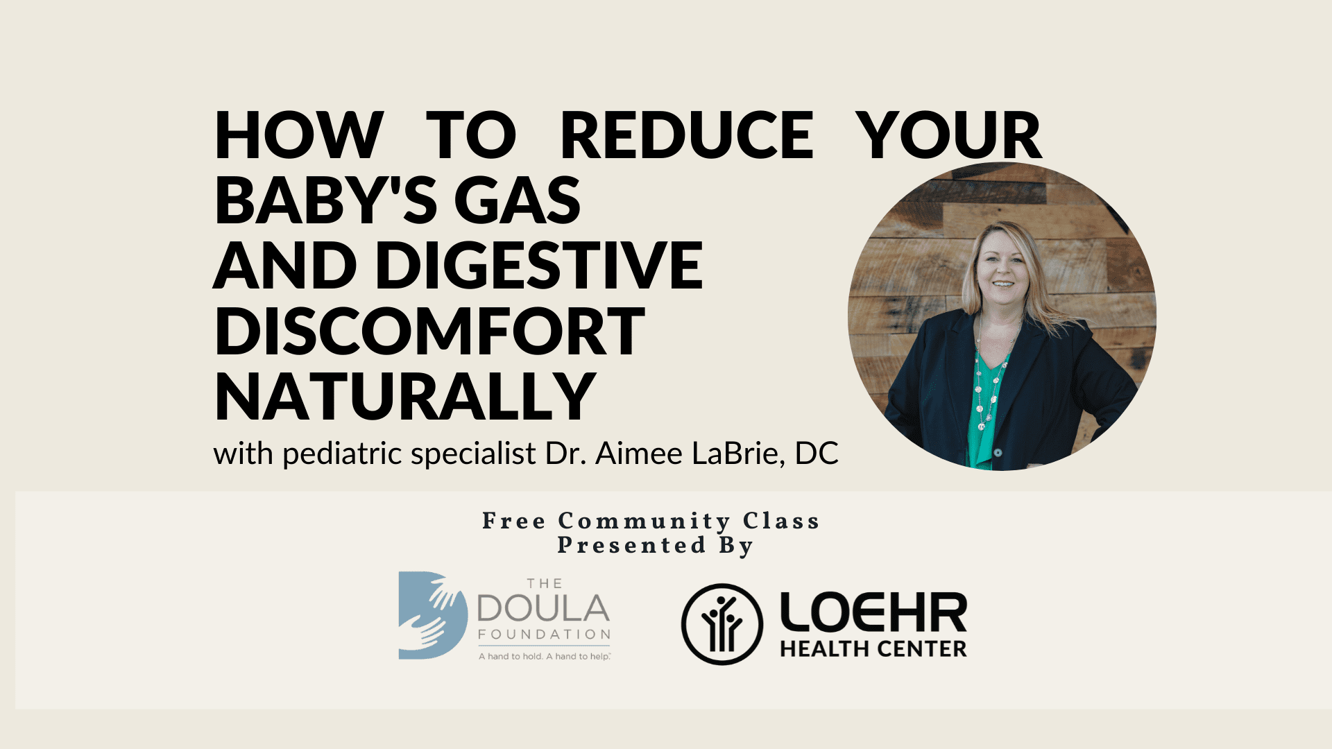 Virtual Pediatric Class with Dr. Aimee LaBrie