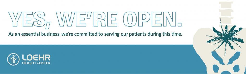 Yes, we are open.
